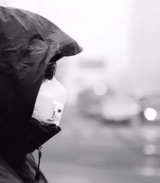 雾霾天,晒衣服