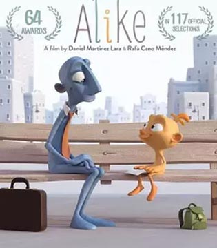 动画短片《Alike》,三毛