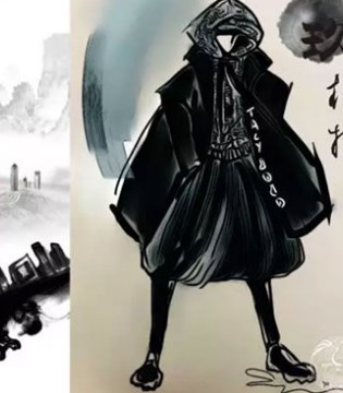 水墨画,久久童装,道家思想