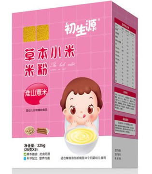 初生源,草本小米,米粉,米粉盒装