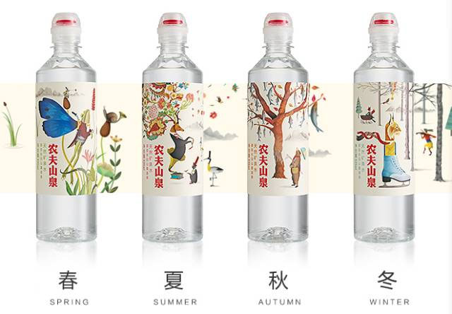 包括依云,农夫山泉和雀巢等行业巨头纷纷入局.
