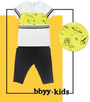 bbyy·kids,印花T恤,夏天