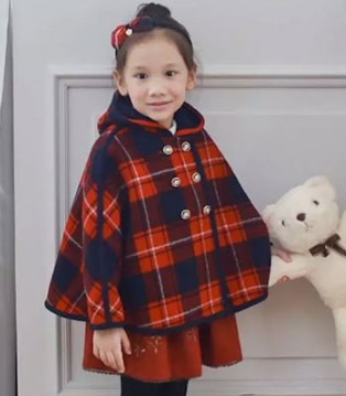 安妮公主,童装,披风,冬季