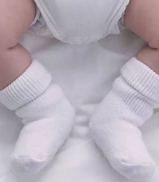 宝宝,睡觉,袜子