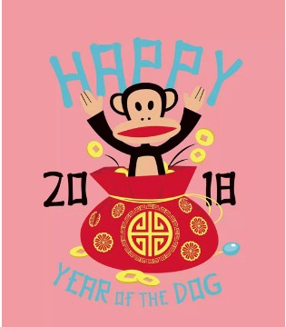 大嘴猴,新年壁纸,Paul Frank