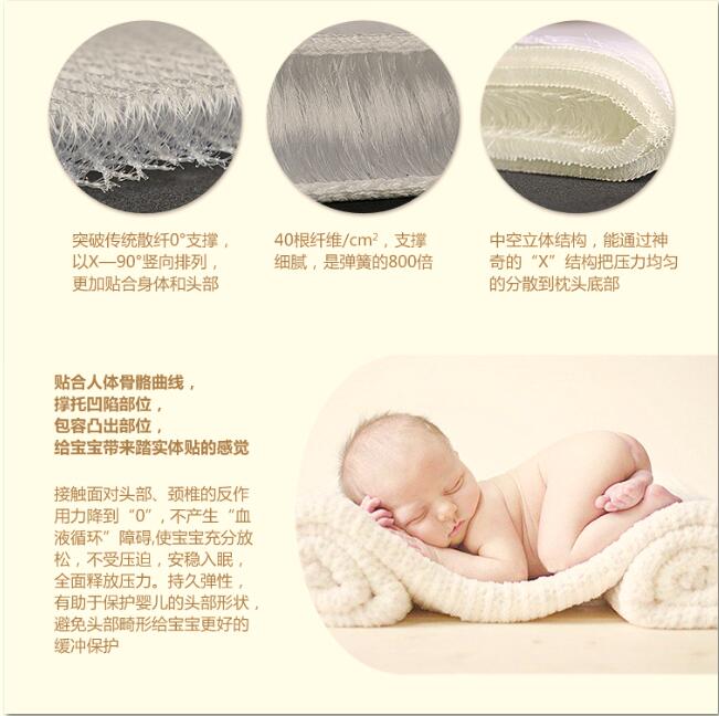 宝宝睡眠“神器” 澳贝儿全水洗3D婴童枕