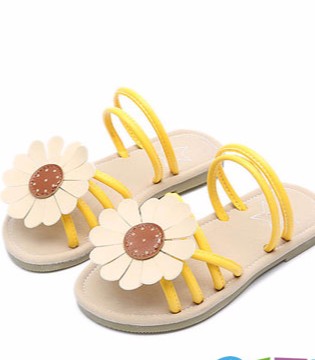 女童,夏季,凉拖