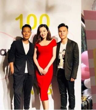 熊黛林,首晒,双胞胎,女儿,正面照