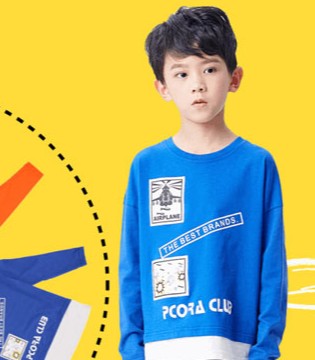 PCORA,巴柯拉,童装,长袖T恤