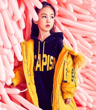 小资范,童装,羽绒服