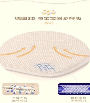 澳贝儿,3D,婴童枕