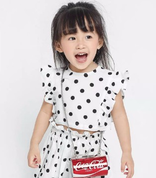BBYY KIDS,贝贝依依,波点套装