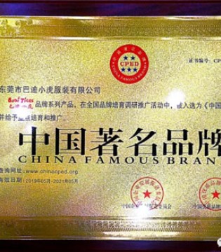 巴迪小虎,童装,中国著名品牌