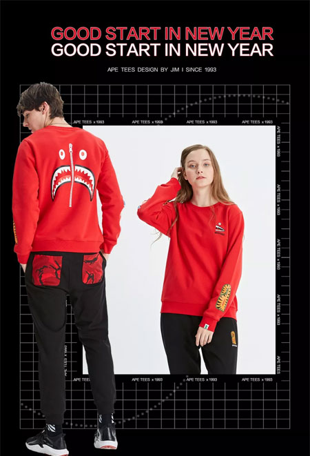 APE TEES 鼠你最红 新年一起红运当头!