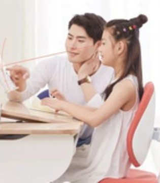 享学,电动学习桌,坐姿,气质