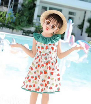 裙朵,童装品牌,裙朵连衣裙,可爱穿搭