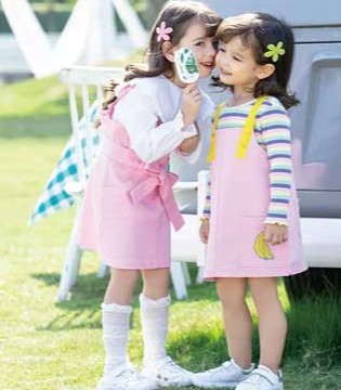 Timi kids,粉红背带裙,网纱仙女裙,清新牛仔裤