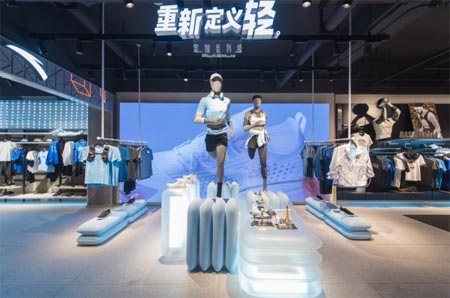 安踏,第九代形象店,体育品牌