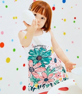 Boboli Kids,品牌童装,儿童防晒帽,连衣裙
