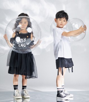 宝贝传奇,BBCQ KIDS,穿搭,黑白时尚,童装