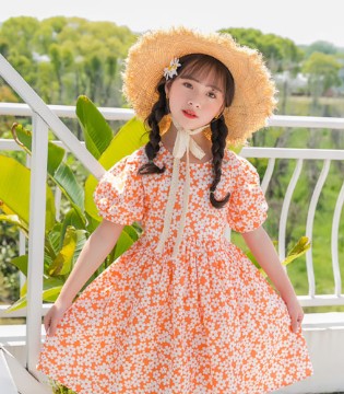 123童装,夏季,连衣裙