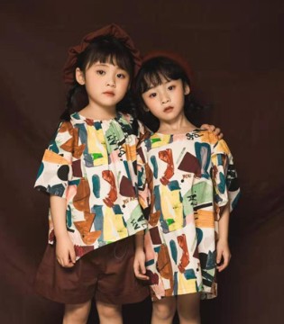 NNE&KIKI,童装品牌,印花裙
