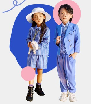 两个小朋友,童装品牌,夏季新品