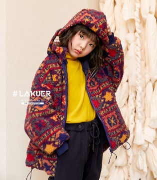 LAKUER,拉酷儿,童装品牌,毛绒外套