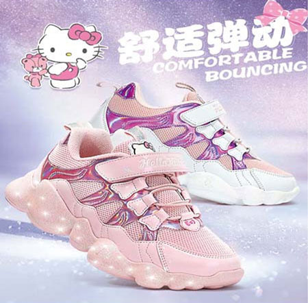 HELLO KITTY舒适童鞋 给孩子粉色的梦