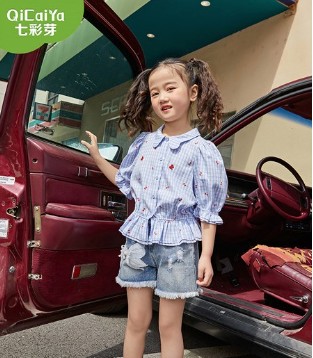 七彩芽,polo衫,T恤,整洁时尚穿搭