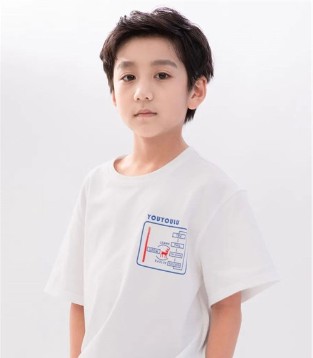 呦呦鹿,舒适童装,夏日新品,T恤服饰