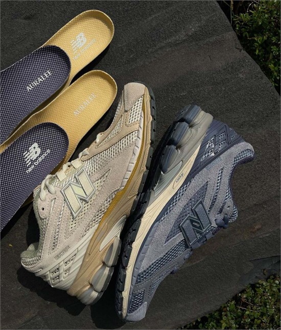 AURALEE x New Balance 1906R純色系裝扮