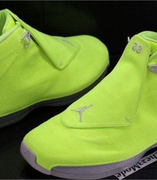 珍稀OVO x Air Jordan 18 Volt PE亮相 再度掀起鞋圈热潮