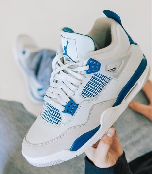 白蓝Air Jordan 4 ,鞋款,时尚