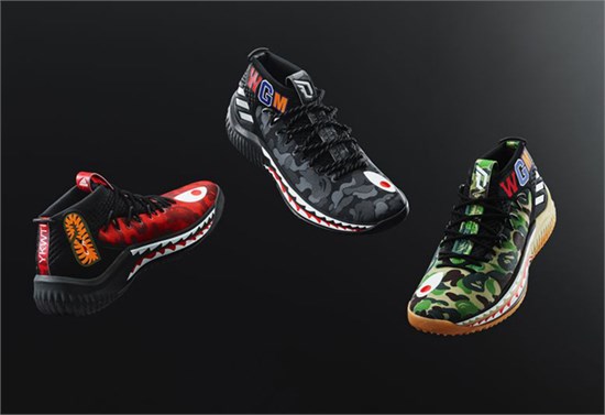 BAPE? 与 adidas 再度联手 篮球鞋 DAME 9 联名款即将上市