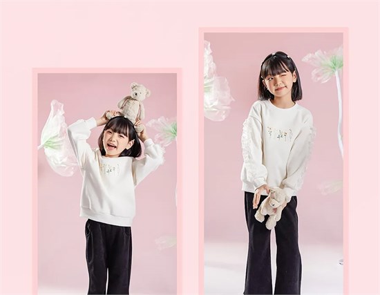 红蜻蜓kids秋季新品 与粉色少女心不期而遇