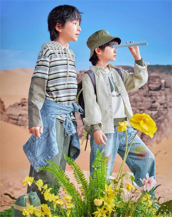  以纯童装 春日生机正浓 以靓丽姿态奔赴自然