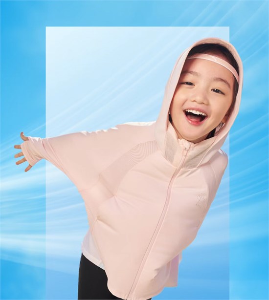 安踏儿童冰感防晒衣 让阳光与清凉同行