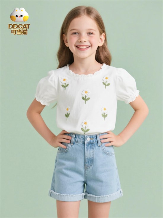 叮当猫2025女童夏季套装 开启灵动小公主的梦幻之夏！