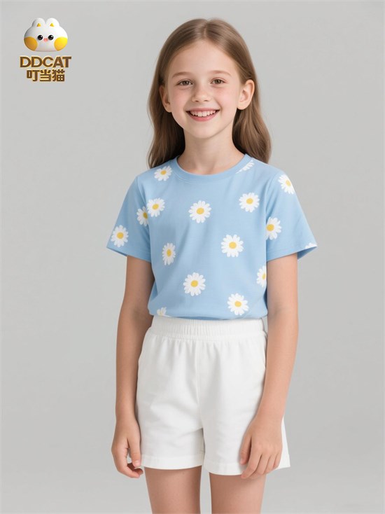 叮当猫2025女童夏季套装 开启灵动小公主的梦幻之夏！