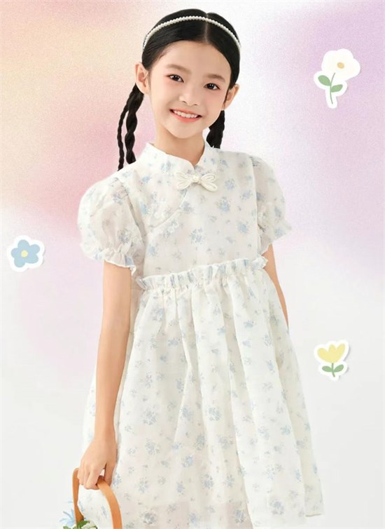 小猪班纳夏季新品 裙子简约时尚 烂漫美好