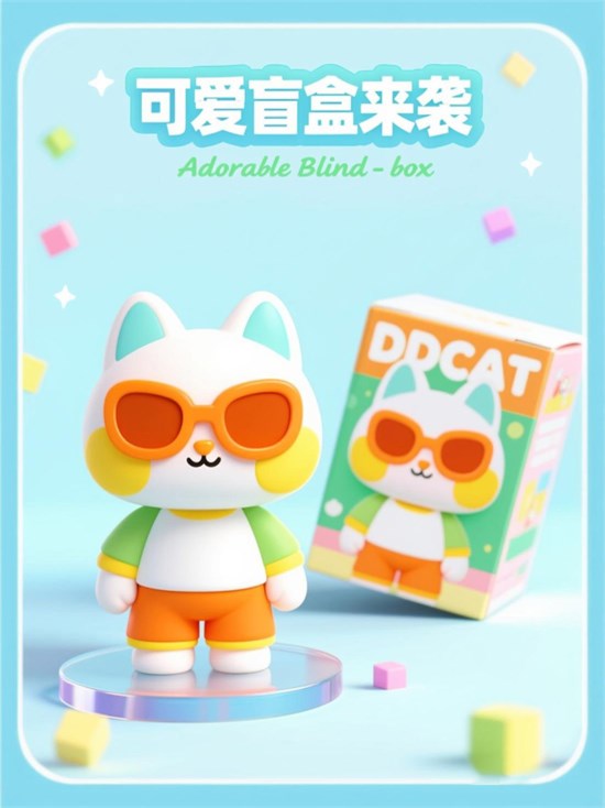 叮当猫3D盲盒来袭 萌趣灵动等你来拆！
