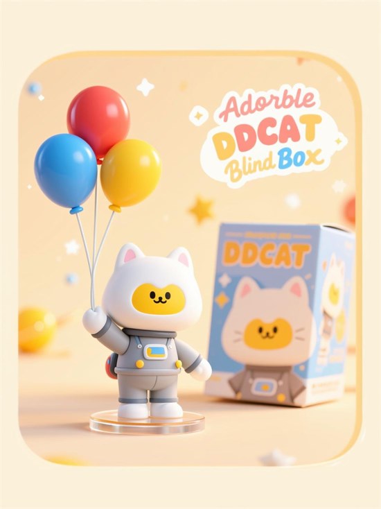 叮当猫3D盲盒来袭 萌趣灵动等你来拆！