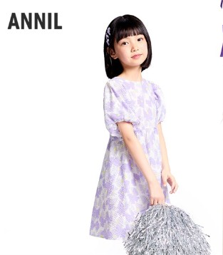 ANNIL安奈儿夏季连衣裙 甜美而时尚烂漫