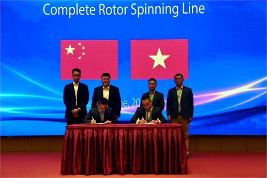签约总额超6000万美元！纺机国家队在新疆开启全球智造新纪元
