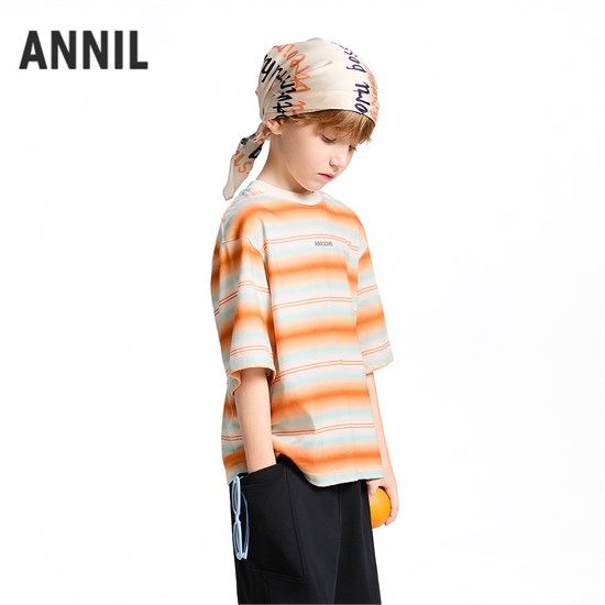 ANNIL安奈儿夏季新品 宽松自在 解锁无拘童年
