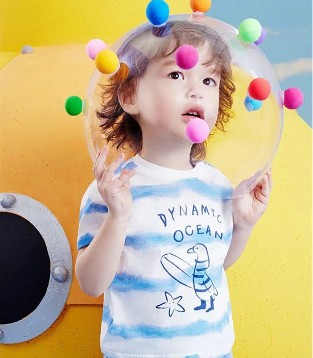 KK少年夏季纯棉服饰 简约休闲 日常必备