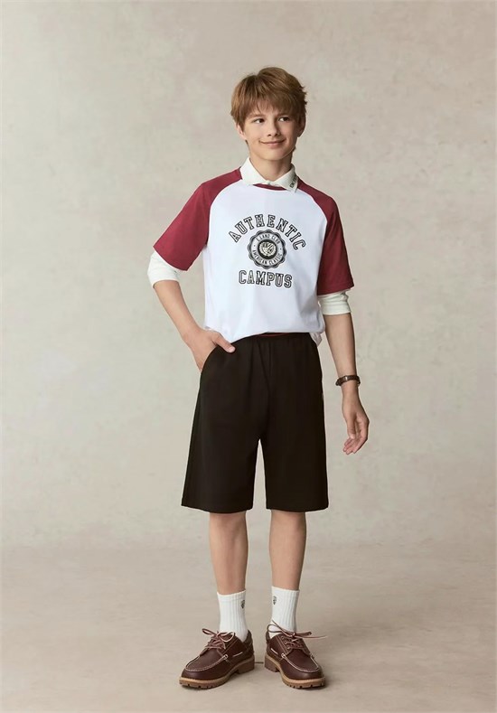 ELANDKIDS童装秋季新品 美式复古校园风