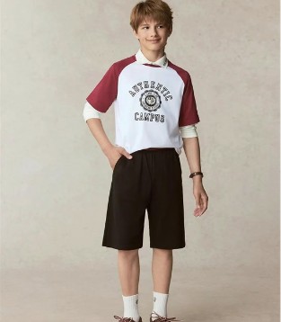 ELANDKIDS童装秋季新品 美式复古校园风