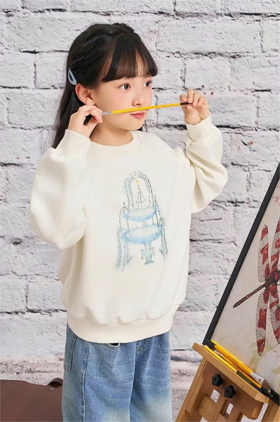 红蜻蜓Kids卫衣秋季新品 简约温暖 时尚百搭